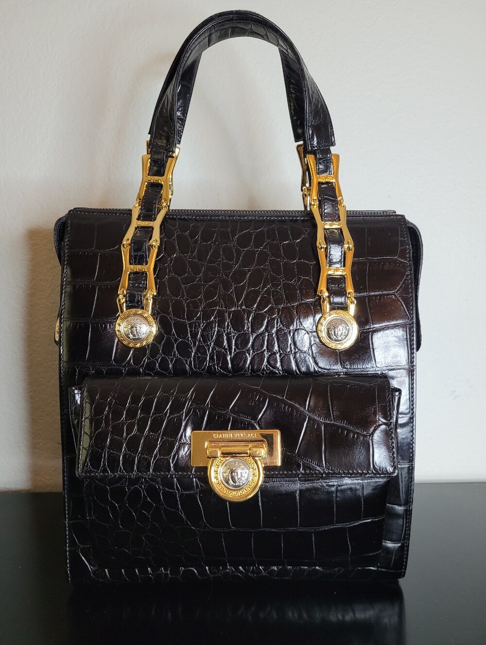 Gianni Versace Top-Handle Bag - Picture 3 of 15